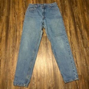 Vintage Levi's 550 Jeans Women's 13 Relaxed Fit Tapered Leg Baggy High Rise